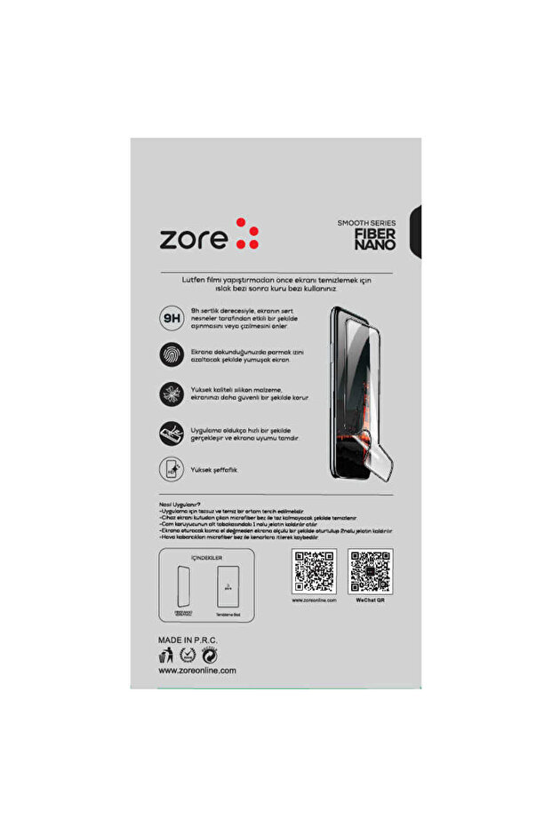 واقي شاشة نانو من الألياف MSCS متوافق مع iPhone 12 - 2