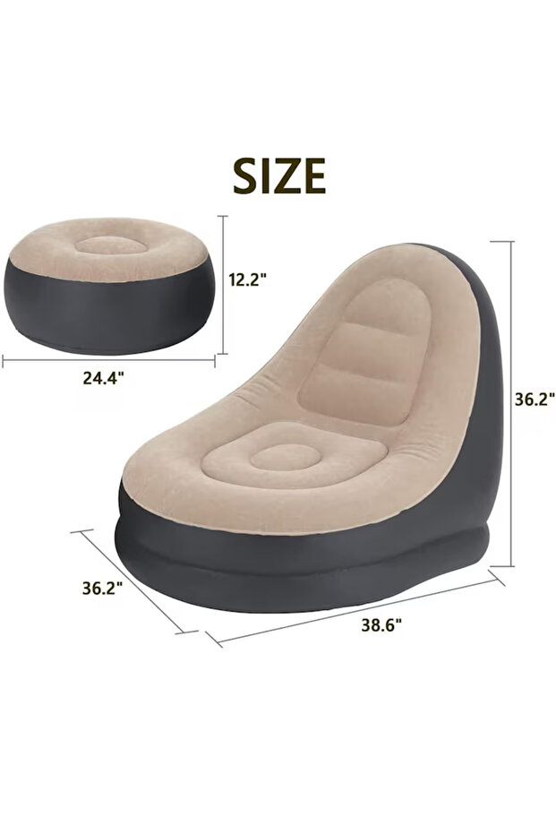 Dollcini, πολυθρόνα, κάμπινγκ, καφέ - 5