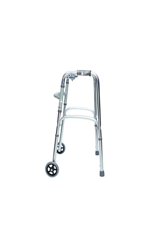 Folding Walker with Wheels – Lightweight Mobility Aid