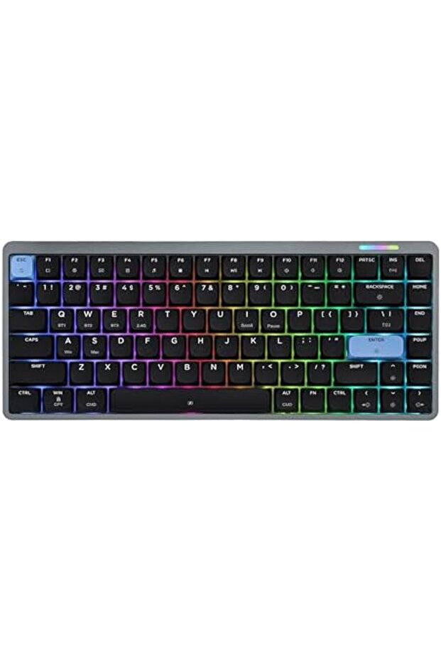 Luma84 Low Profile Aluminum Mechanical Keyboard, QMK/VIA Programmable, Tri-Mode Wireless, W - 2