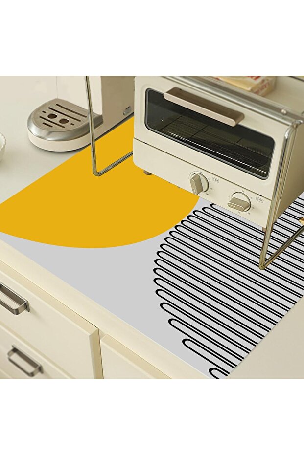Geometric Washing and Dryer Cover Drawer Refrigerator Protection Decorative Washable Cover