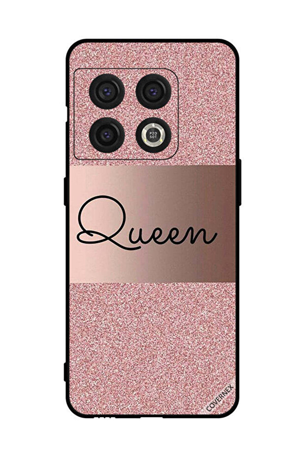 غطاء حماية لهاتف OnePlus 10 Pro Queen Glitters Bg