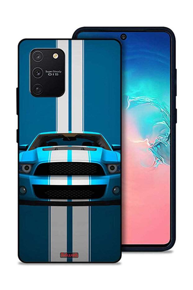 غطاء حماية لهاتف Samsung Galaxy S10 Lite بتصميم سيارة فنية تجريدية
