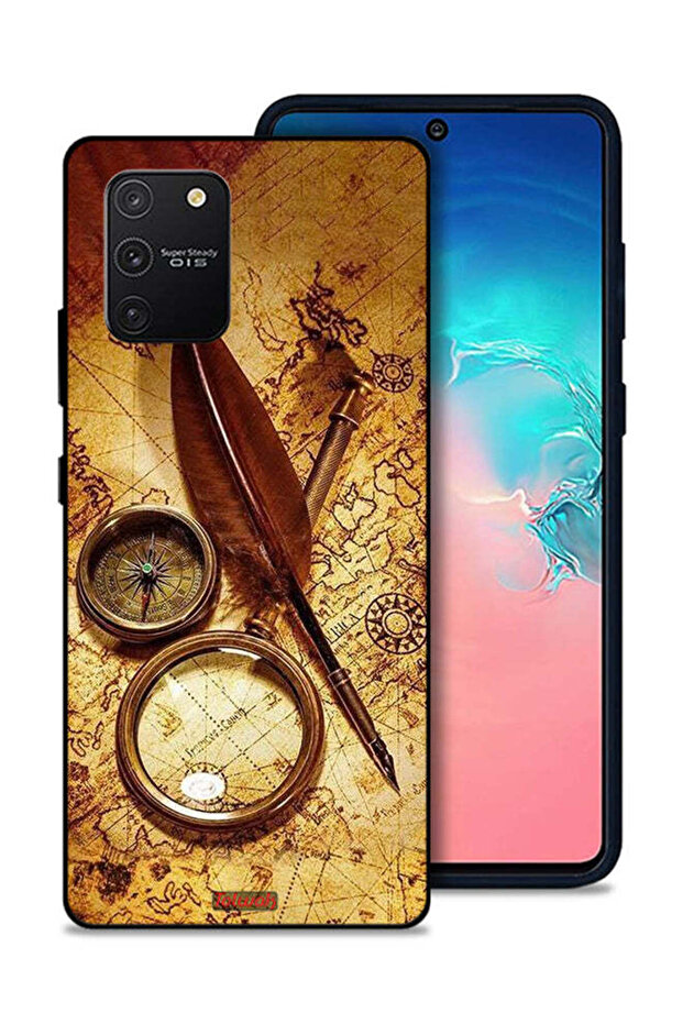 غطاء حماية بتصميم بوصلة عتيقة من سامسونج جالكسي S10 لايت