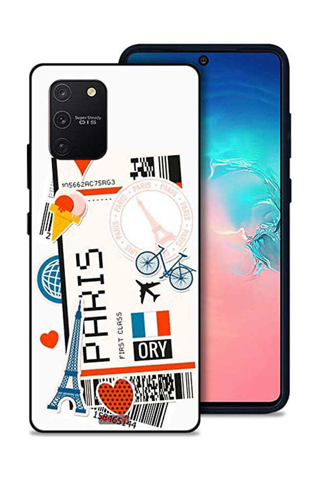 غطاء حماية لهاتف Samsung Galaxy S10 Lite، ملصق باريس