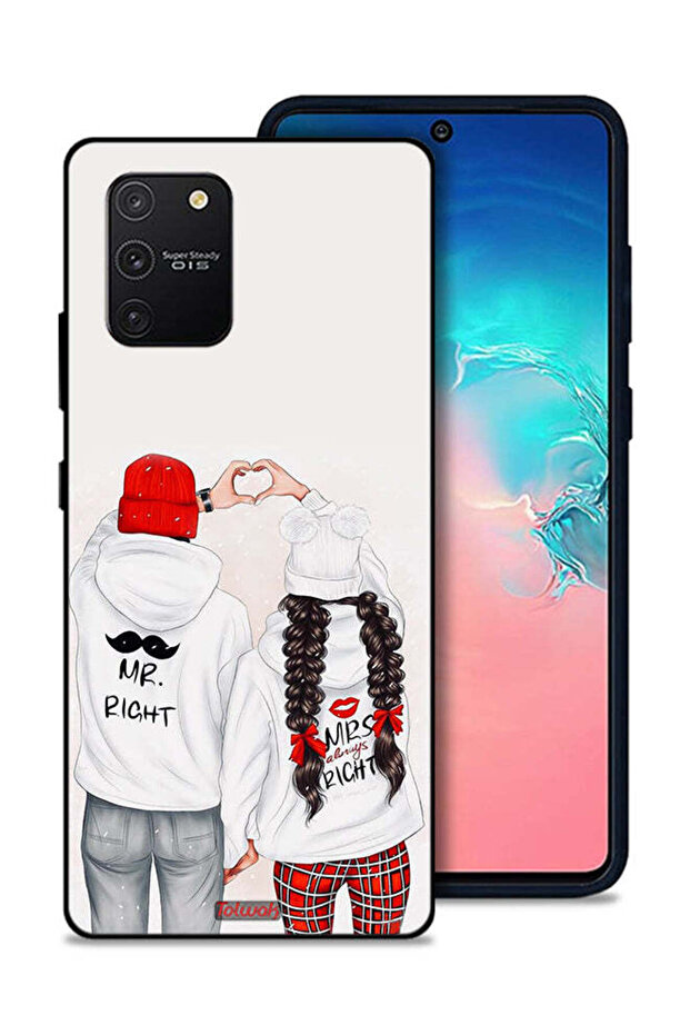 غطاء حماية لهاتف Samsung Galaxy S10 Lite - يمين ويمين دائمًا
