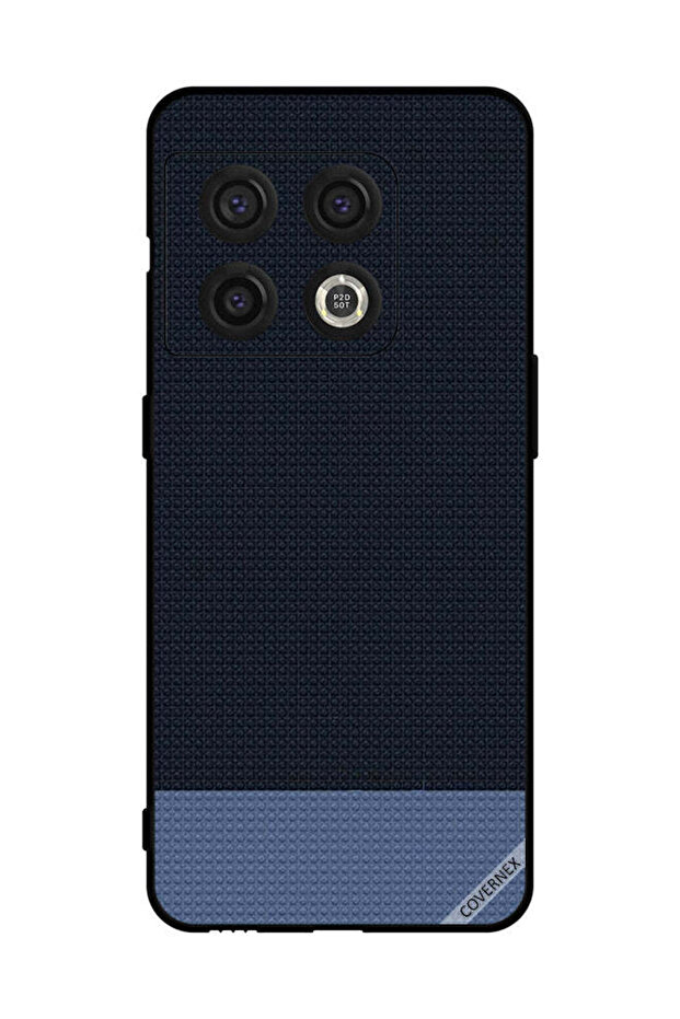 غطاء حماية لهاتف OnePlus 10 Pro بنقشة أشكال منقطة باللون الأزرق