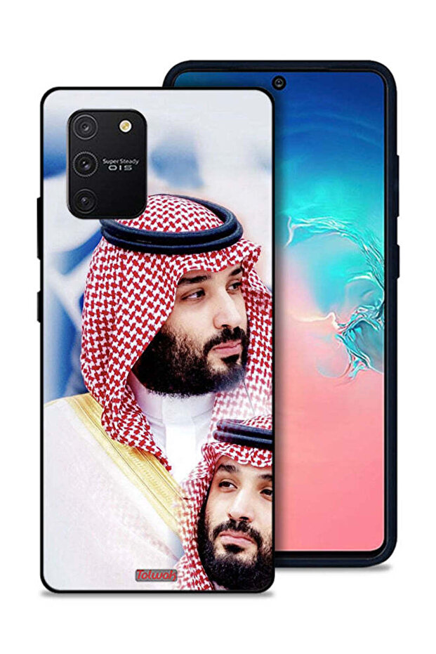 غطاء حماية لهاتف سامسونج جالكسي S10 لايت محمد بن سلمان