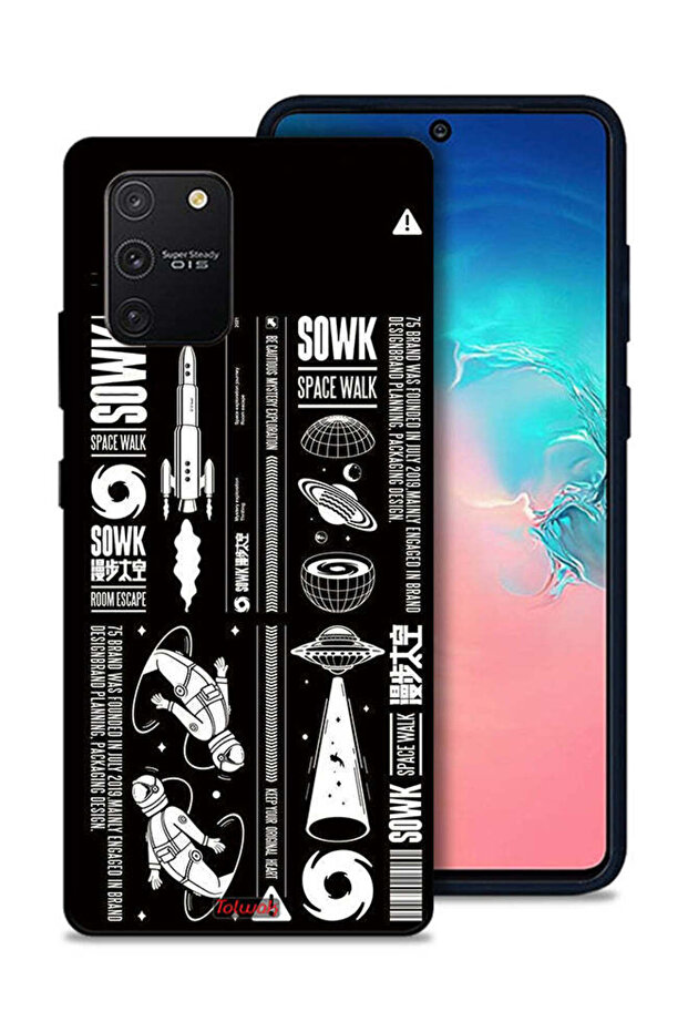 غطاء حماية لهاتف Samsung Galaxy S10 Lite ملصق Sowk Space Walk