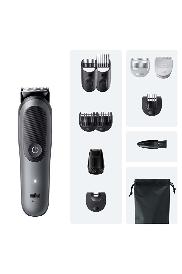 Hepsi Bir Arada Series 5, 11’i 1 arada Tıraş Kiti, Keskin Bıçak, Vücut Tıraşı AIO5560 - 7