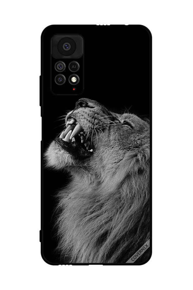 غطاء حماية لهاتف شاومي ريدمي نوت 11 برو 5G الأسد المبهج