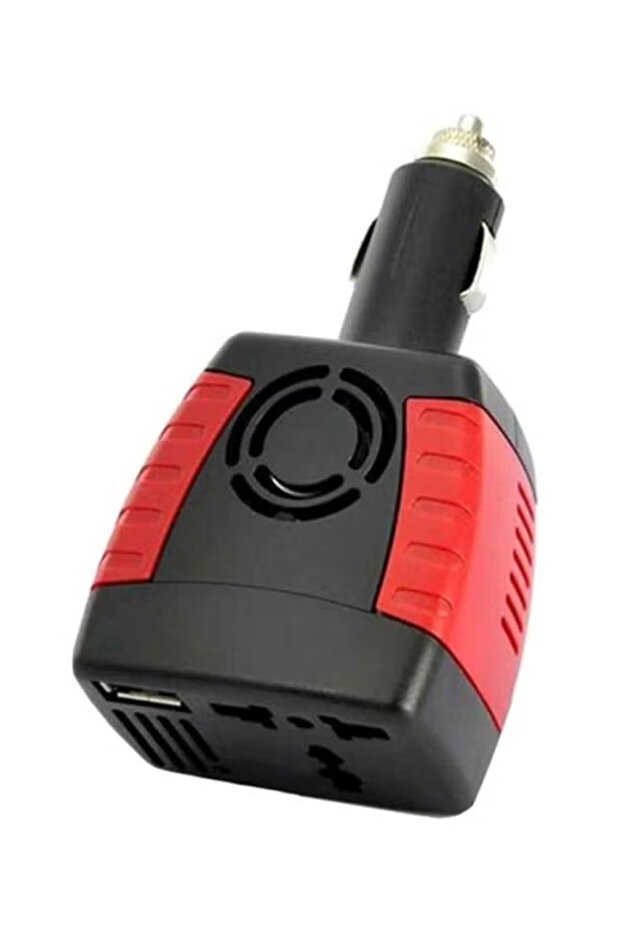 محول طاقة USB مع قابس السيارة - 1