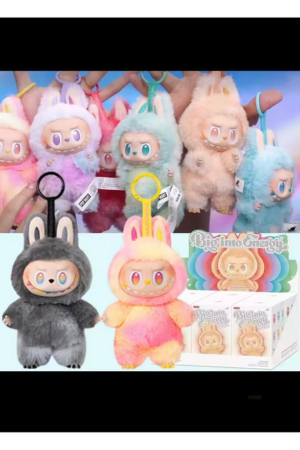 KOPYA - Pop Mart The Monsters Big Into Energy Series Plush Blind Box Charm Hediyeli 1 Adet Wenter - 7