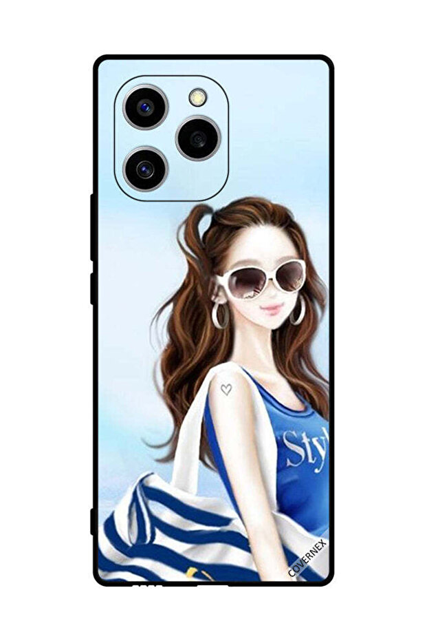 غطاء حماية لهاتف Honor 60 SE بتصميم قميص