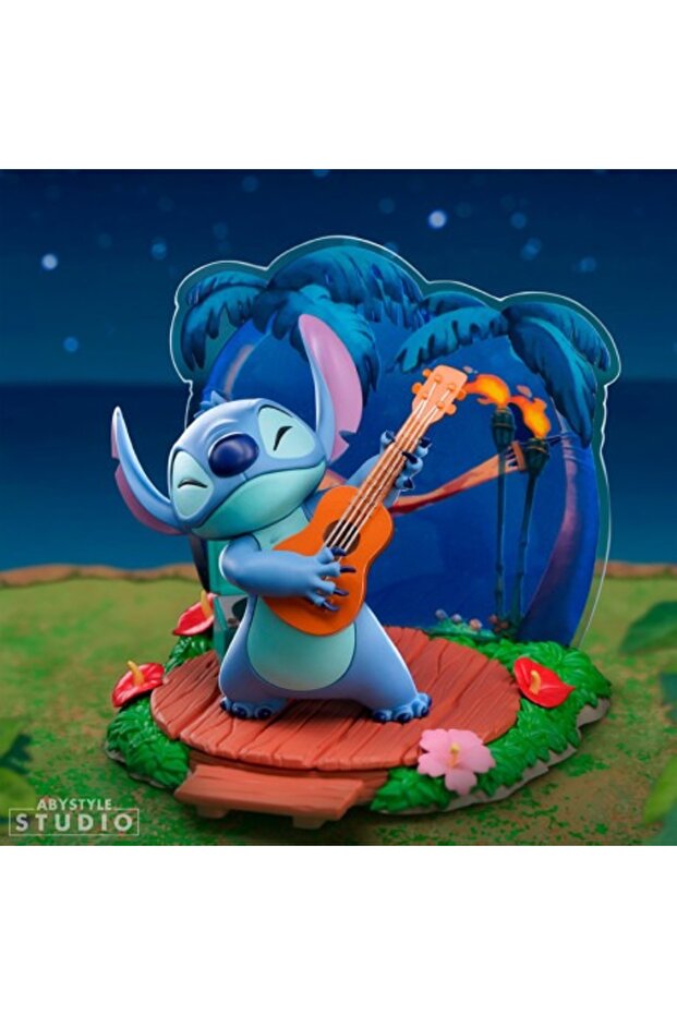 DISNEY - Figurine "Stitch Guitar" Statue
