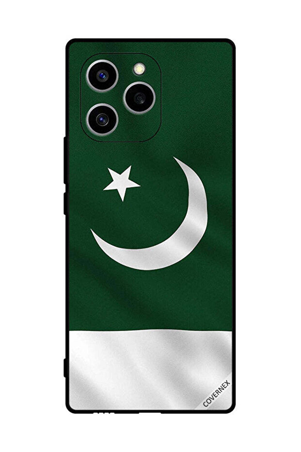 غطاء حماية لهاتف Honor 60 SE بعلم باكستان عمودي