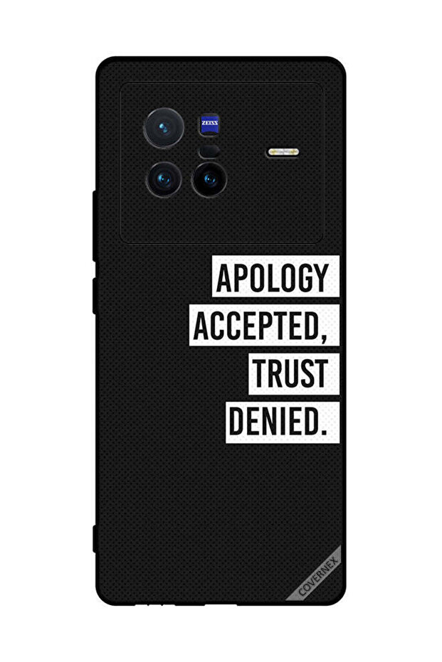 غطاء حماية لهاتف vivo X80 اعتذار مقبول ثقة مرفوضة