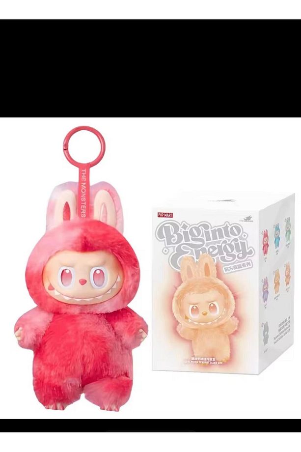 KOPYA - Pop Mart The Monsters Big Into Energy Series Plush Blind Box Charm Hediyeli 1 Adet Wenter - 1