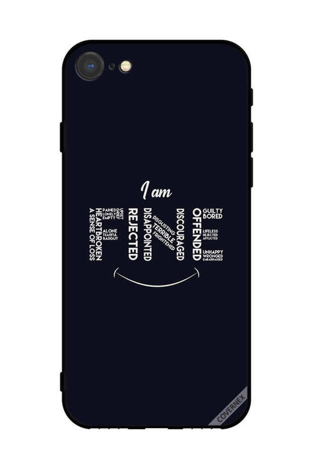 Protective Case Cover For Apple iPhone SE (2022) I Am Fine Rejected