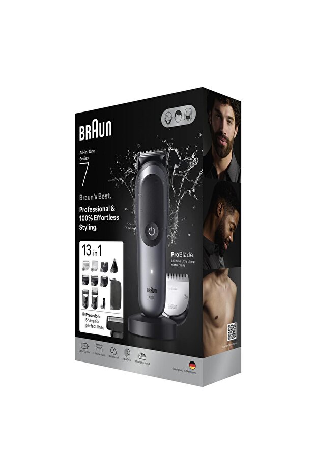 Hepsi Bir Arada Series 7, 13'ü 1 arada Tıraş Kiti, ProBlade, AutoSense, AIO7560 - 9