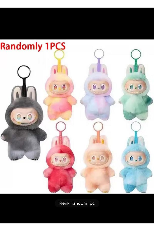 KOPYA - Pop Mart The Monsters Big Into Energy Series Plush Blind Box Charm Hediyeli 1 Adet Wenter - 8