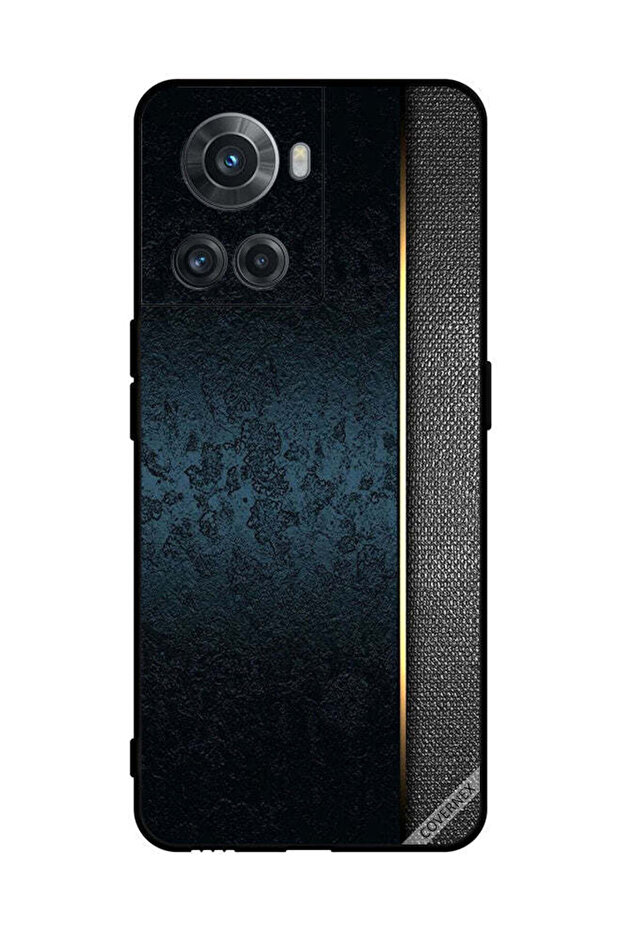 غطاء حماية لهاتف OnePlus 10R بنمط جلدي - 1