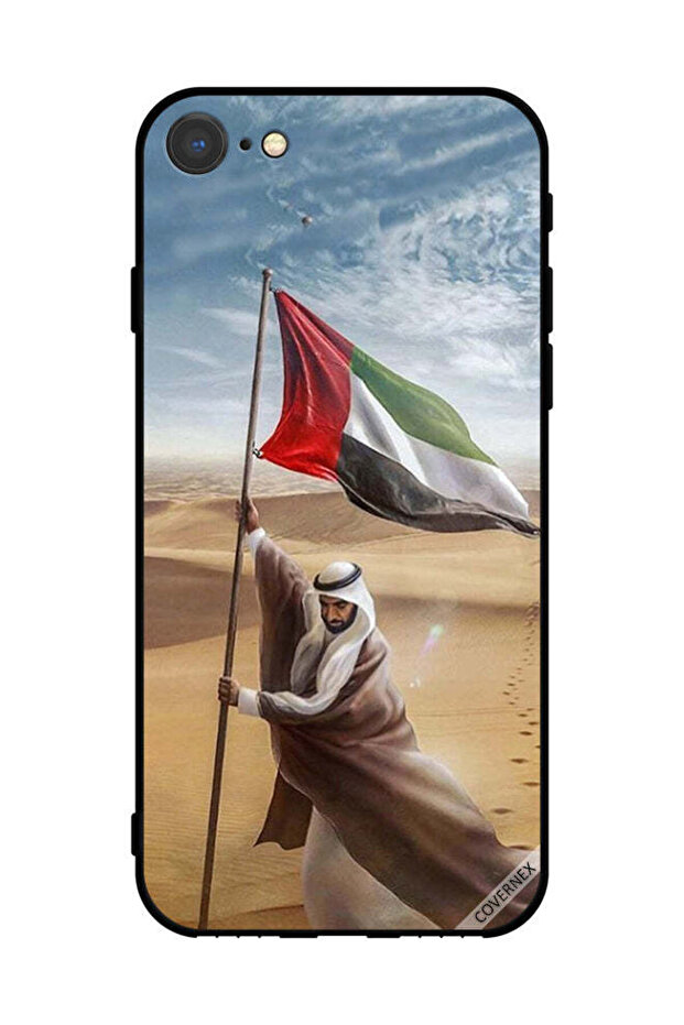 غطاء حماية لجهاز آبل آيفون SE (2022) - زايد يزرع علم الإمارات العربية المتحدة