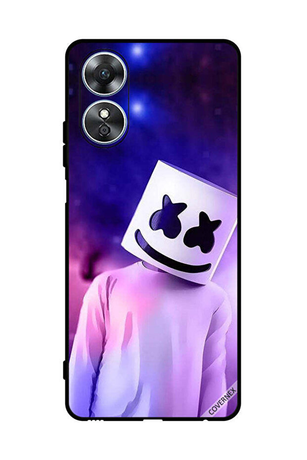 Protective Case Cover For Oppo A17 Marshmallow Head