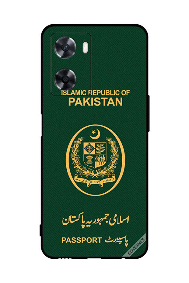غطاء حماية لهاتف Oppo A57s بنمط جواز سفر باكستاني