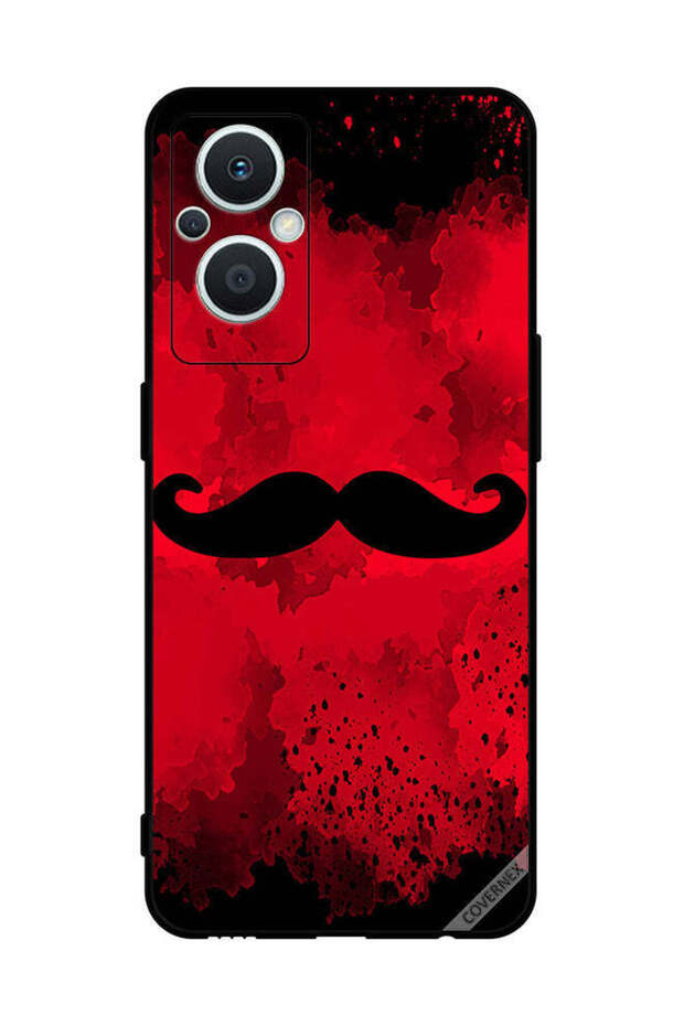 غطاء حماية لهاتف Oppo Reno 7 Lite Mustache