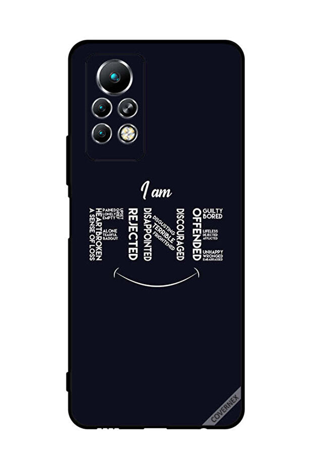 غطاء حماية لهاتف Infinix Note 11 Pro، أنا بخير، مرفوض
