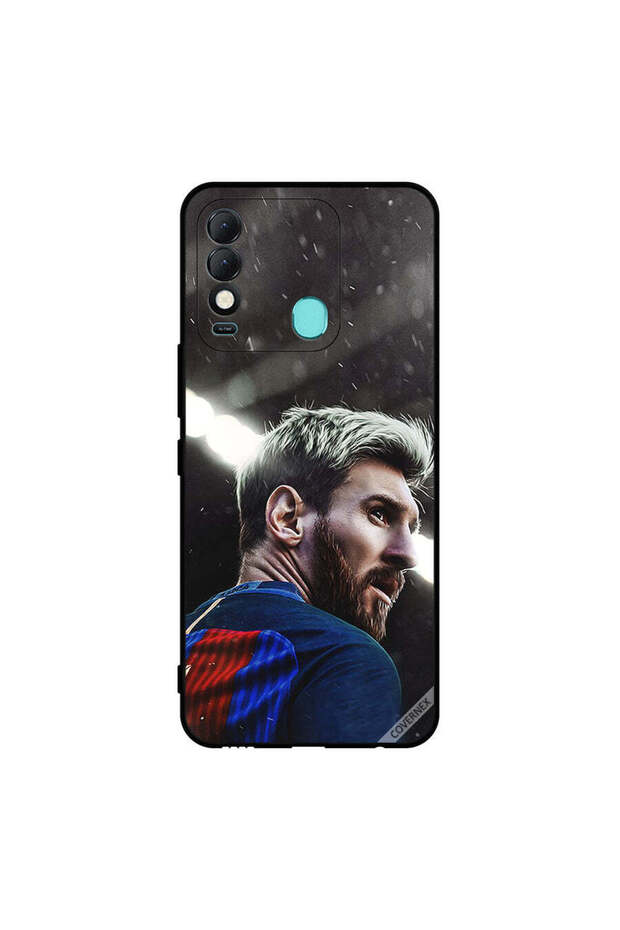 غطاء حماية لهاتف Tecno Spark 8 ميسي يبحث عن