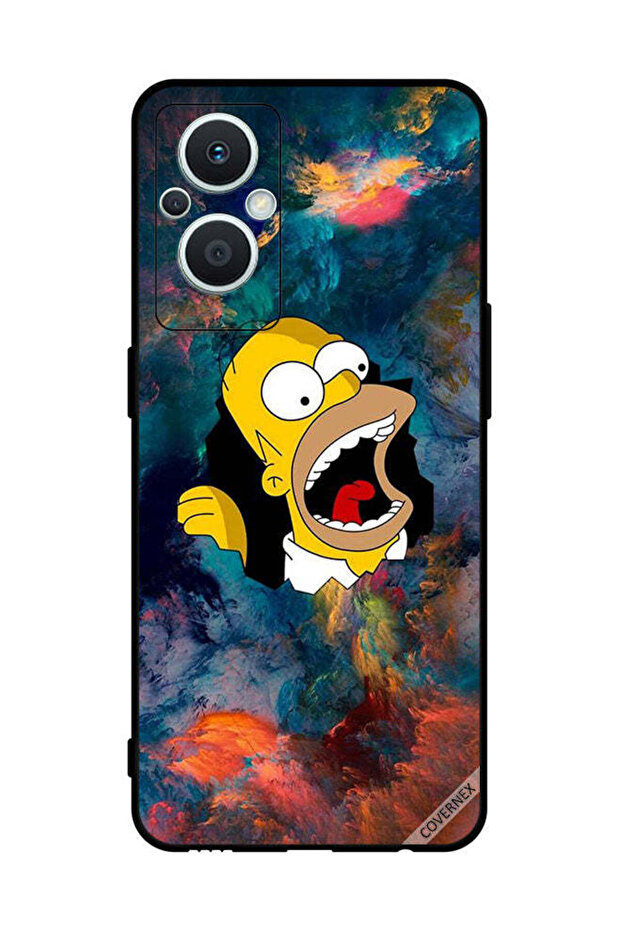 غطاء حماية لهاتف Oppo Reno 7 Lite Simpson
