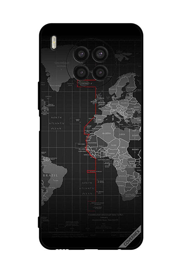 غطاء حماية لهاتف Honor 50 Lite بتصميم حدود المحيط