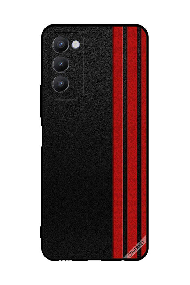 Protective Case Cover For Tecno Camon 18 Three Vertical Strips On Side