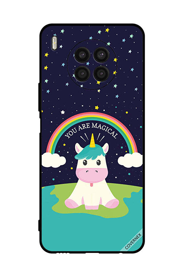 غطاء حماية لهاتف Honor 50 Lite بتصميم وحيد القرن السحري