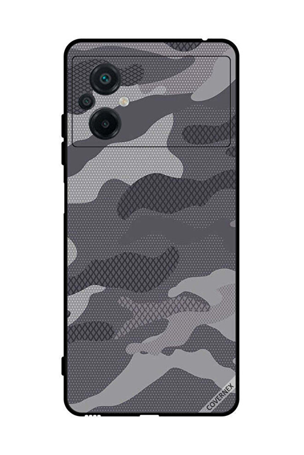 غطاء حماية لهاتف Xiaomi Poco M5 4G بنمط مموه