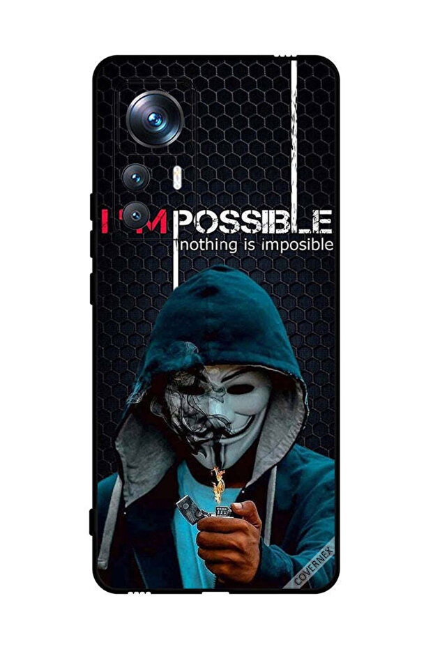 غطاء حماية لهاتف شاومي 12T Pro - خلفية "أنا ممكن، لا شيء مستحيل"
