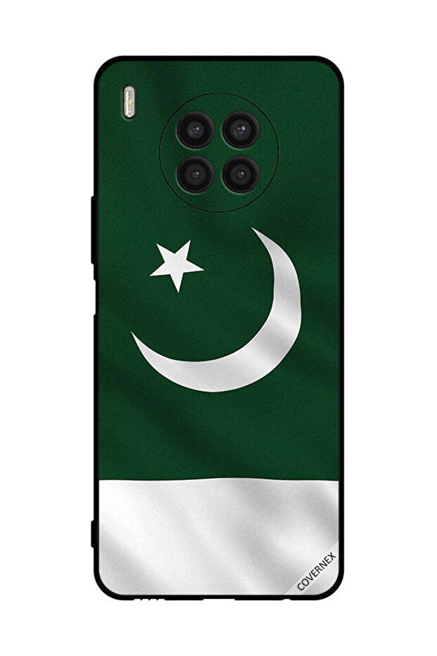 غطاء حماية لهاتف Honor 50 lite بعلم باكستان عمودي