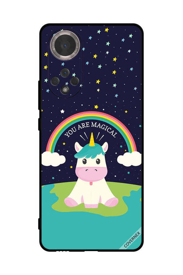 غطاء حماية لهاتف Honor 50 بتصميم وحيد القرن السحري