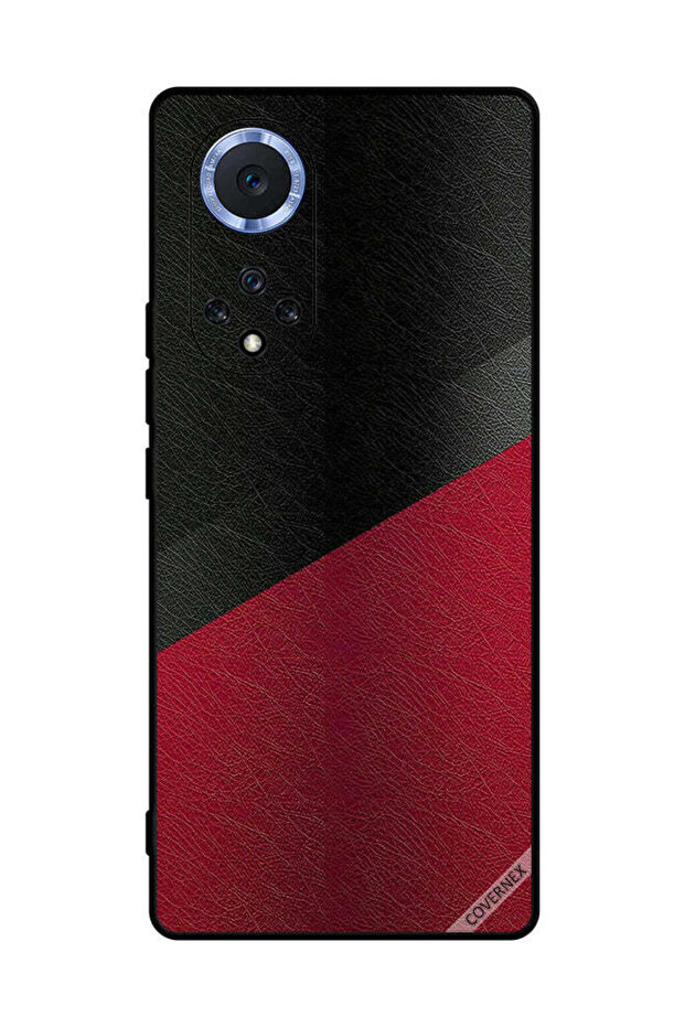 غطاء حماية لهاتف Honor 50 Pro بنمط جلدي