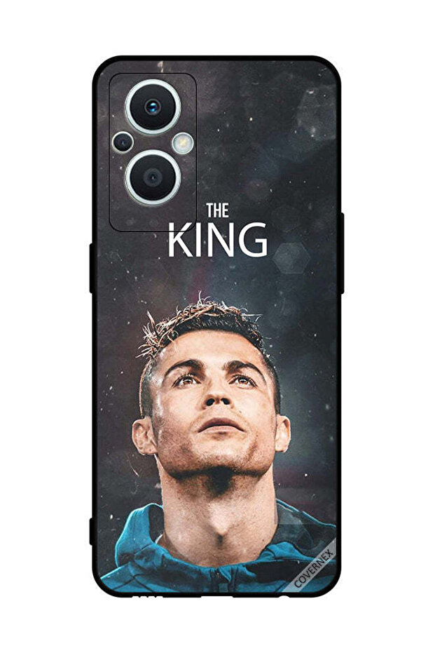 غطاء حماية لهاتف Oppo Reno 7 Lite رونالدو الملك