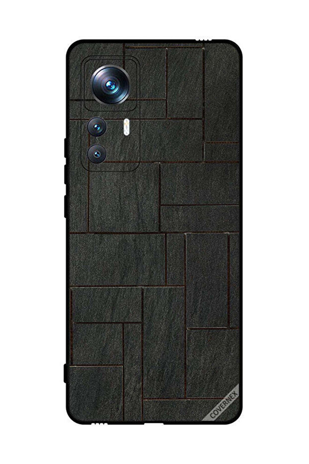 Protective Case Cover For Xiaomi 12T Pro Stones Wall Pattern