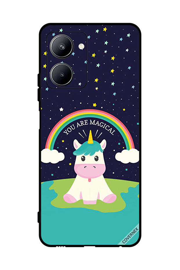 غطاء حماية لهاتف Realme C33 Magical Unicorn