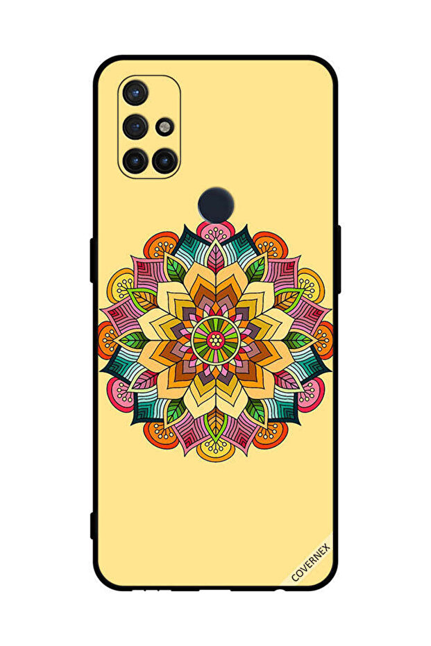 غطاء حماية لهاتف OnePlus Nord N10 5G بنمط ماندالا دائري
