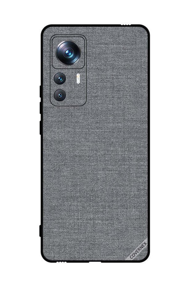 غطاء حماية لهاتف Xiaomi 12T Pro بنمط قماشي