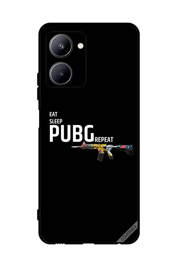 غطاء حماية لجهاز Realme C33 Eat Sleep Pubg Repeat
