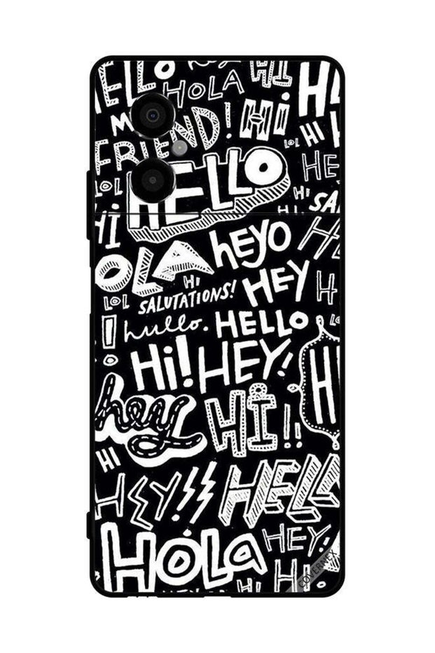 غطاء حماية لهاتف Xiaomi Poco M4 5G Hi Hello Tags