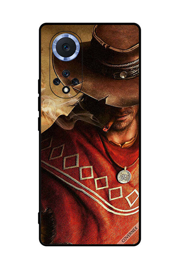 غطاء حماية لهاتف Honor 50 Pro بتصميم أنيق وقبعة للرجال