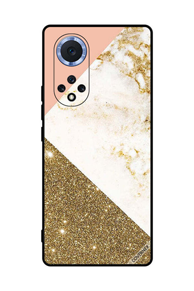 غطاء حماية لهاتف Honor 50 Pro بنمط لامع ورخامي